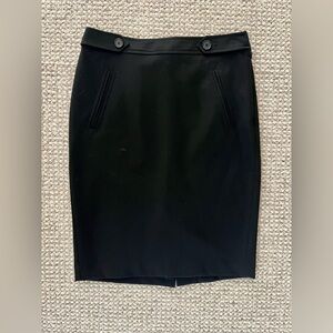 Black pencil skirt